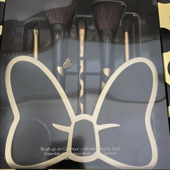 Disney Sephora Minnie Mouse Make Up Brushes + Minnie Mouse Compact - Picture 5 of 7